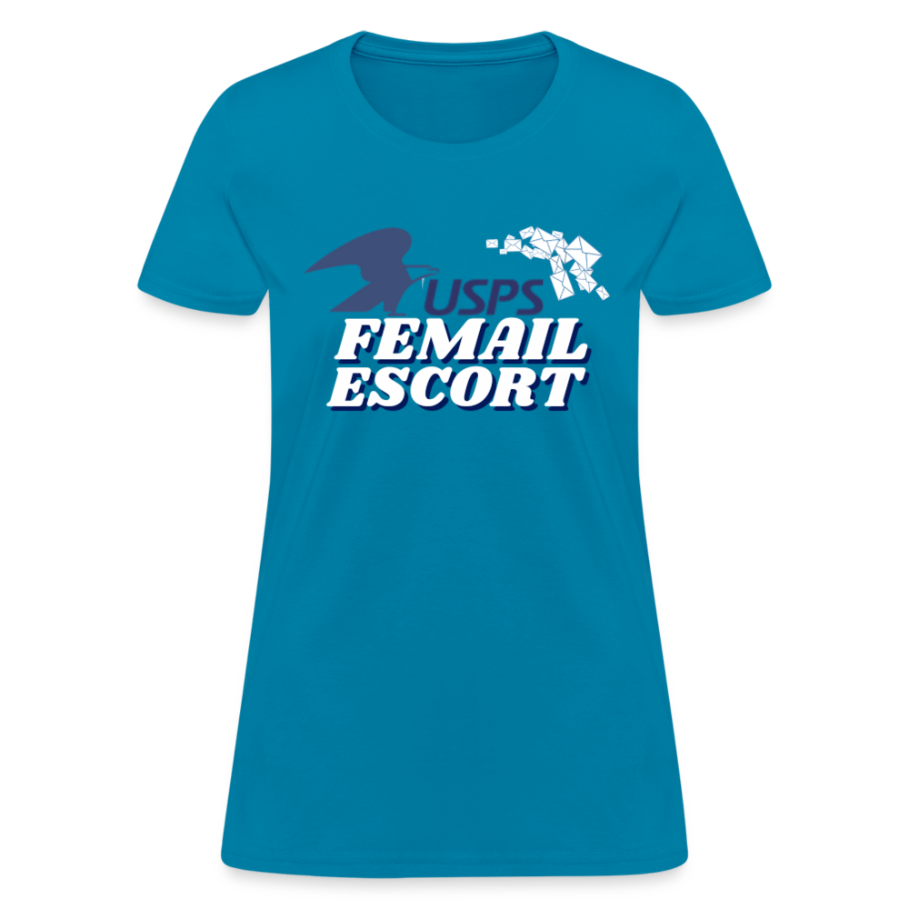 FeMail Escort T-Shirt - turquoise