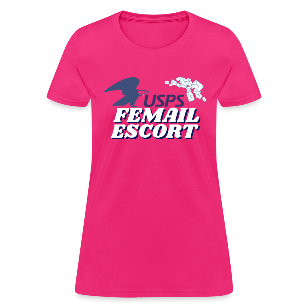 FeMail Escort T-Shirt - fuchsia