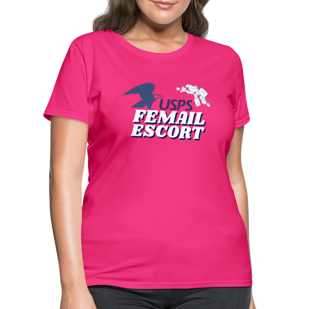 FeMail Escort T-Shirt - fuchsia