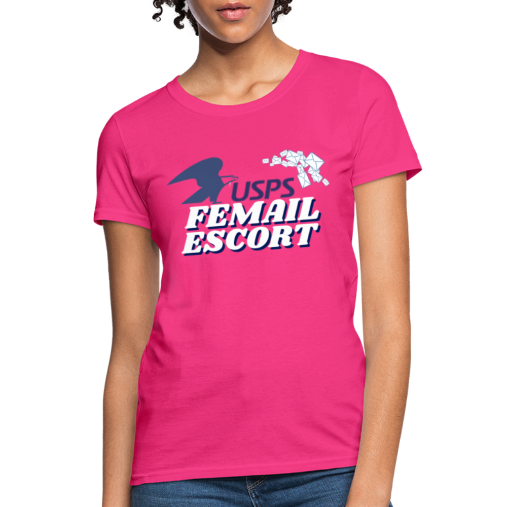 FeMail Escort T-Shirt - fuchsia