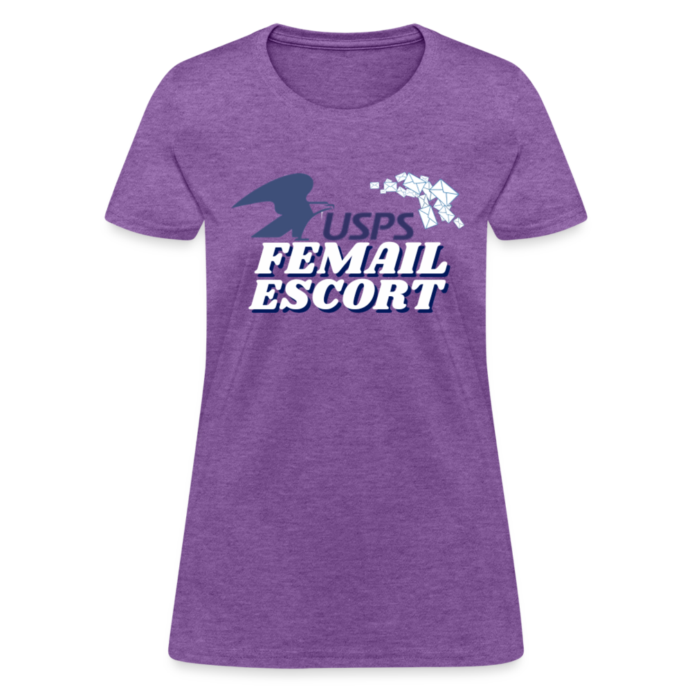 FeMail Escort T-Shirt - purple heather