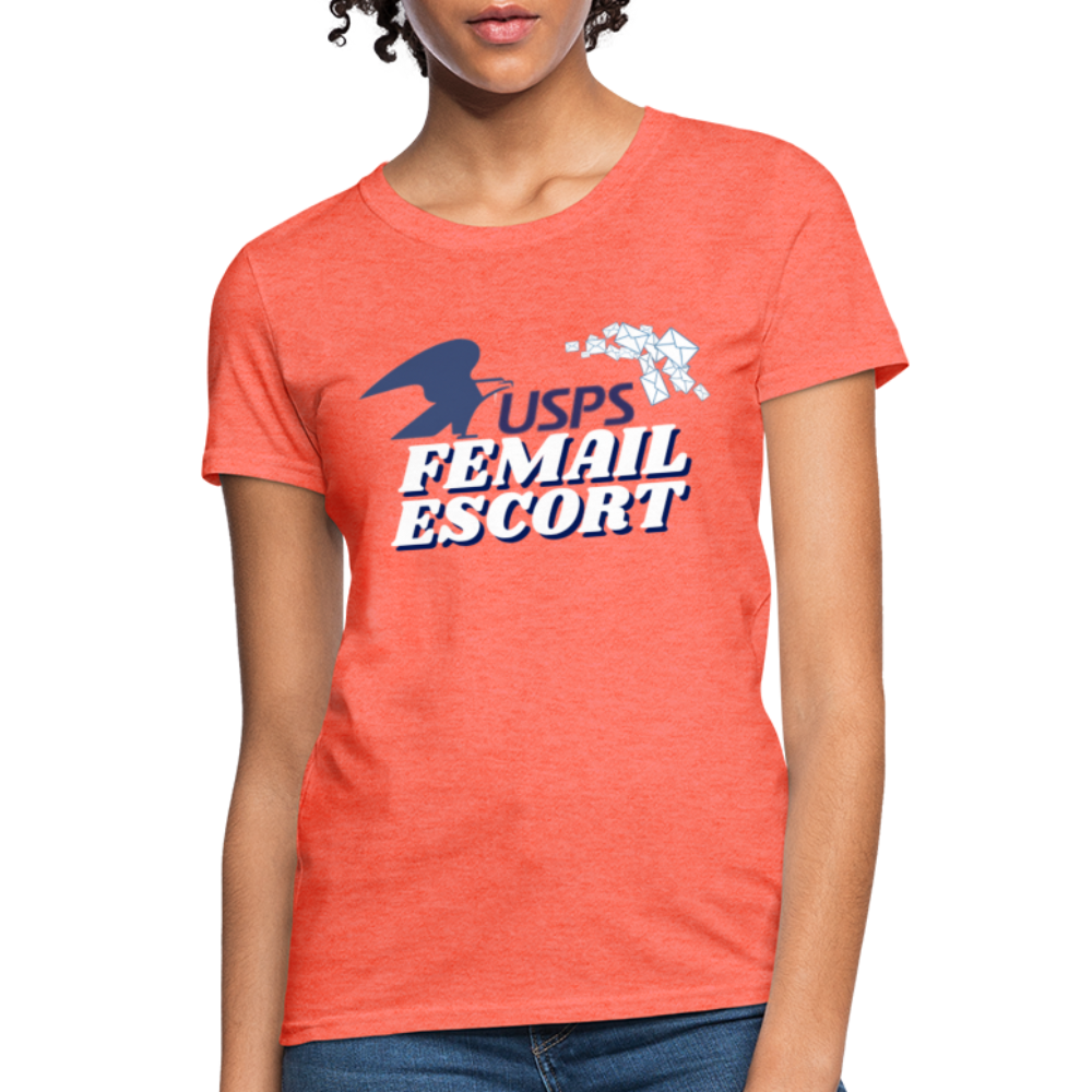 FeMail Escort T-Shirt - heather coral