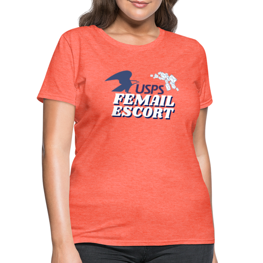FeMail Escort T-Shirt - heather coral