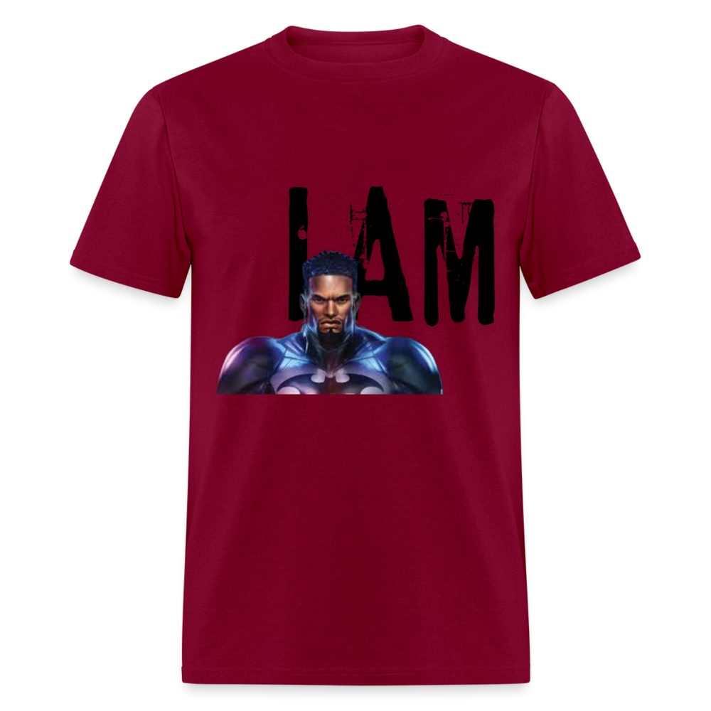 I Am T-Shirt - burgundy
