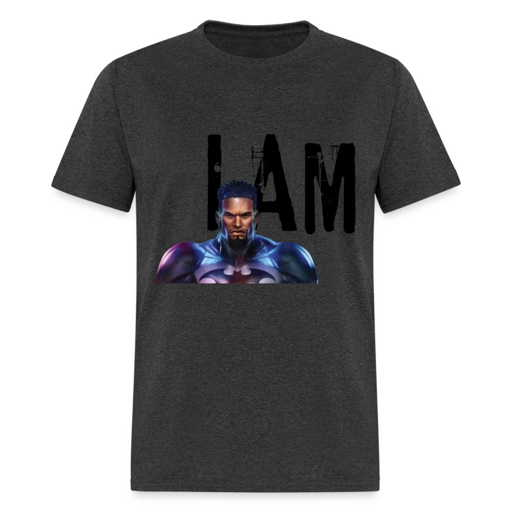 I Am T-Shirt - heather black