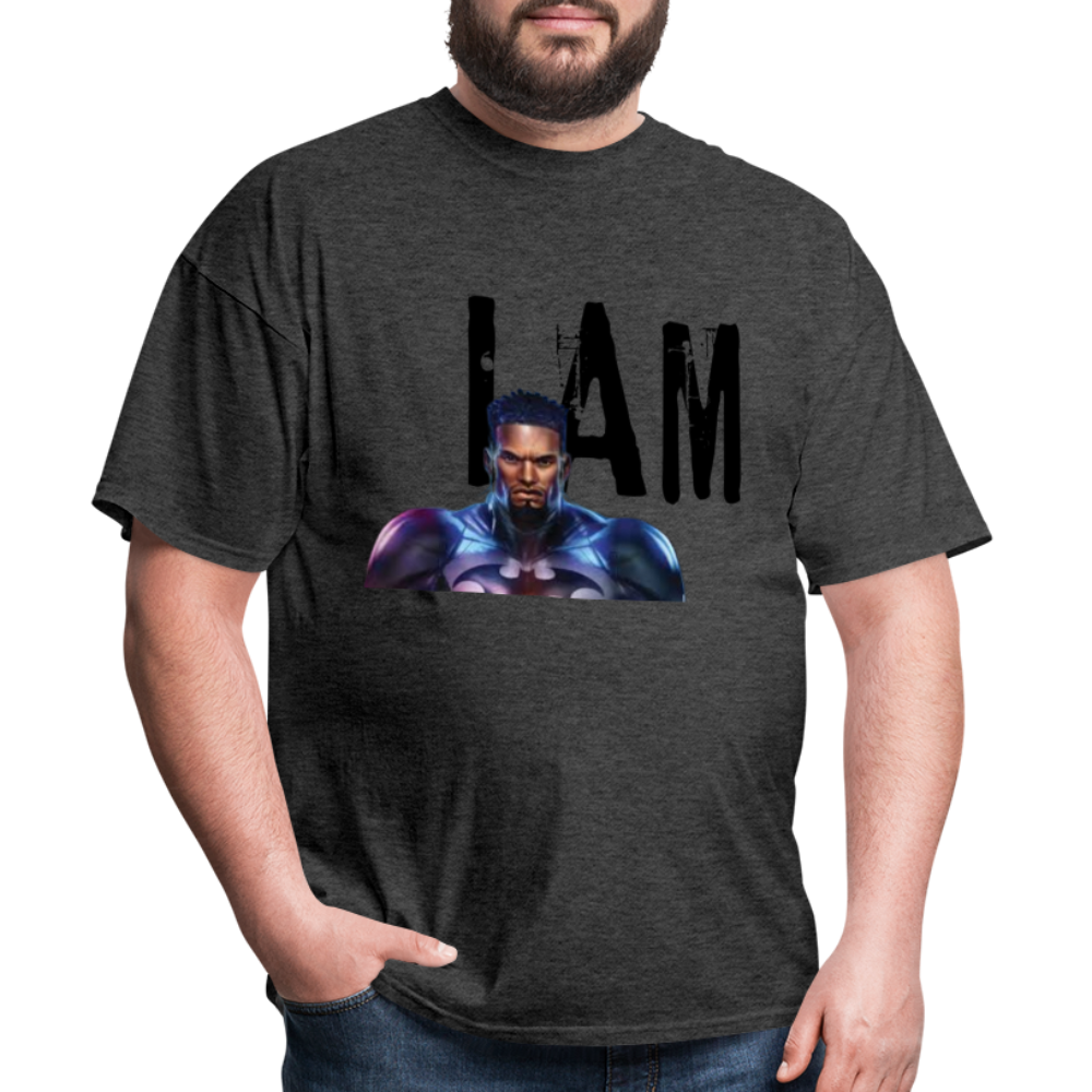 I Am T-Shirt - heather black