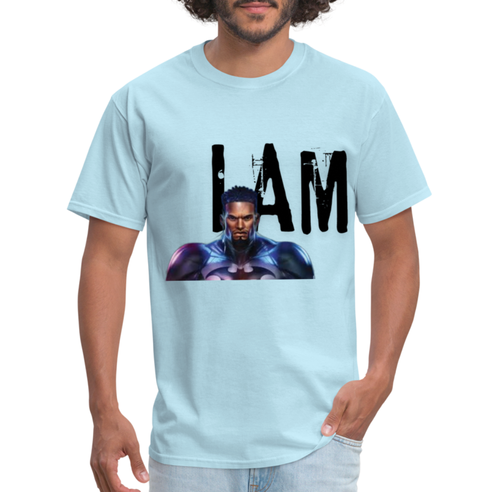 I Am T-Shirt - powder blue