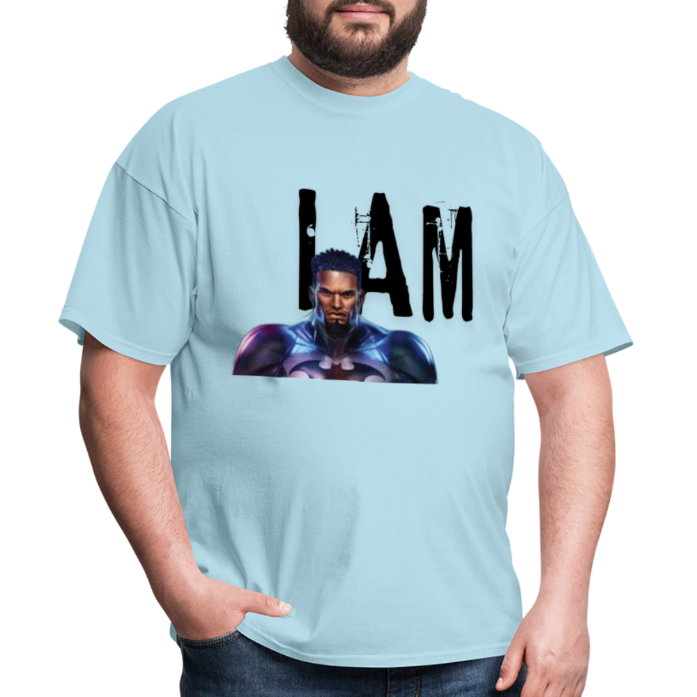 I Am T-Shirt - powder blue