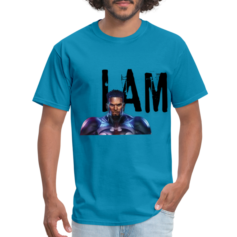 I Am T-Shirt - turquoise