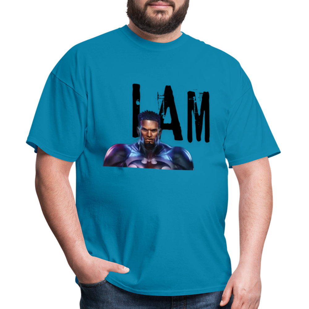 I Am T-Shirt - turquoise