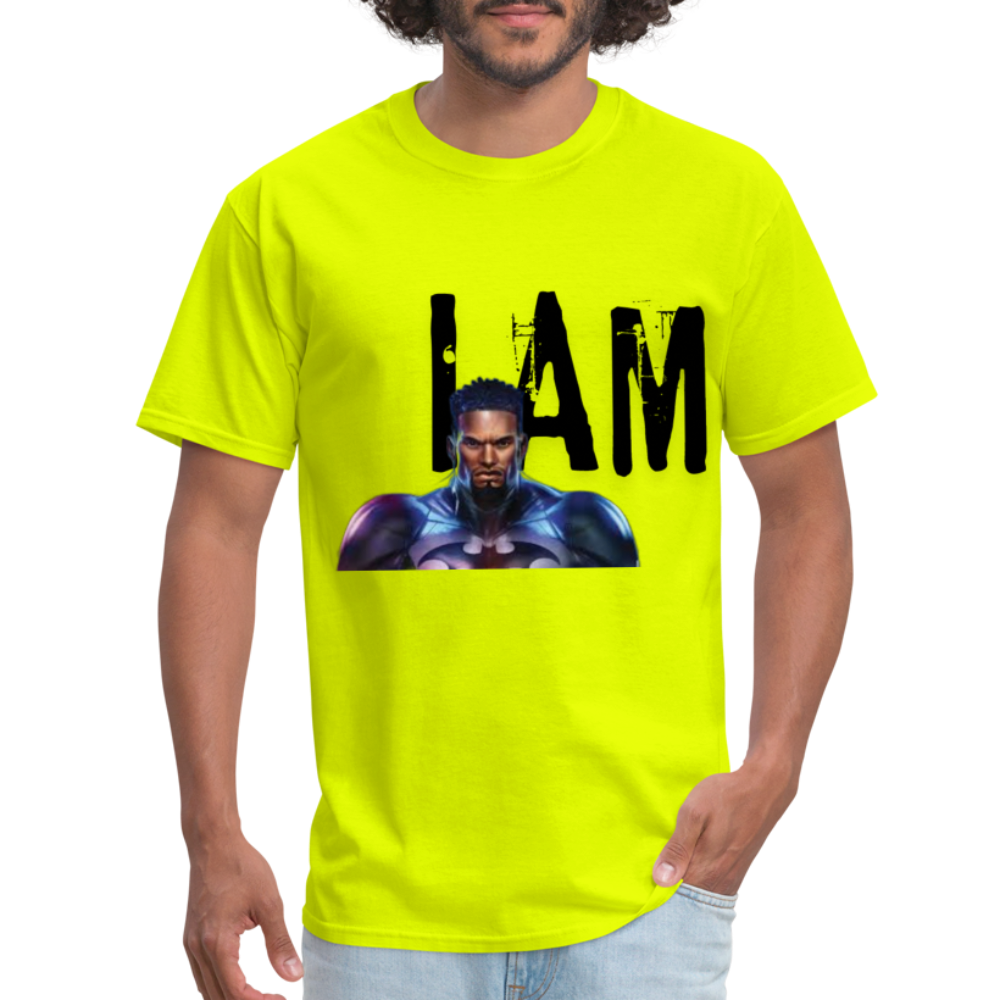 I Am T-Shirt - safety green
