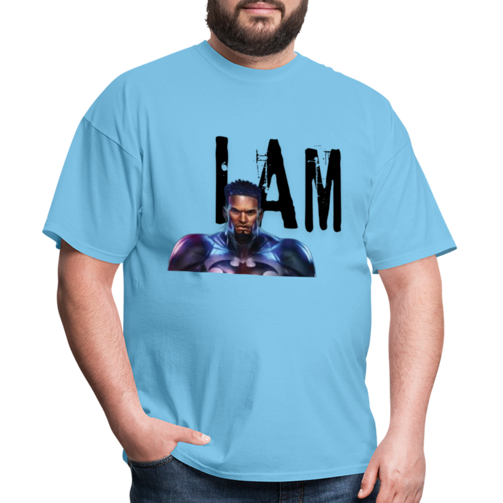 I Am T-Shirt - aquatic blue