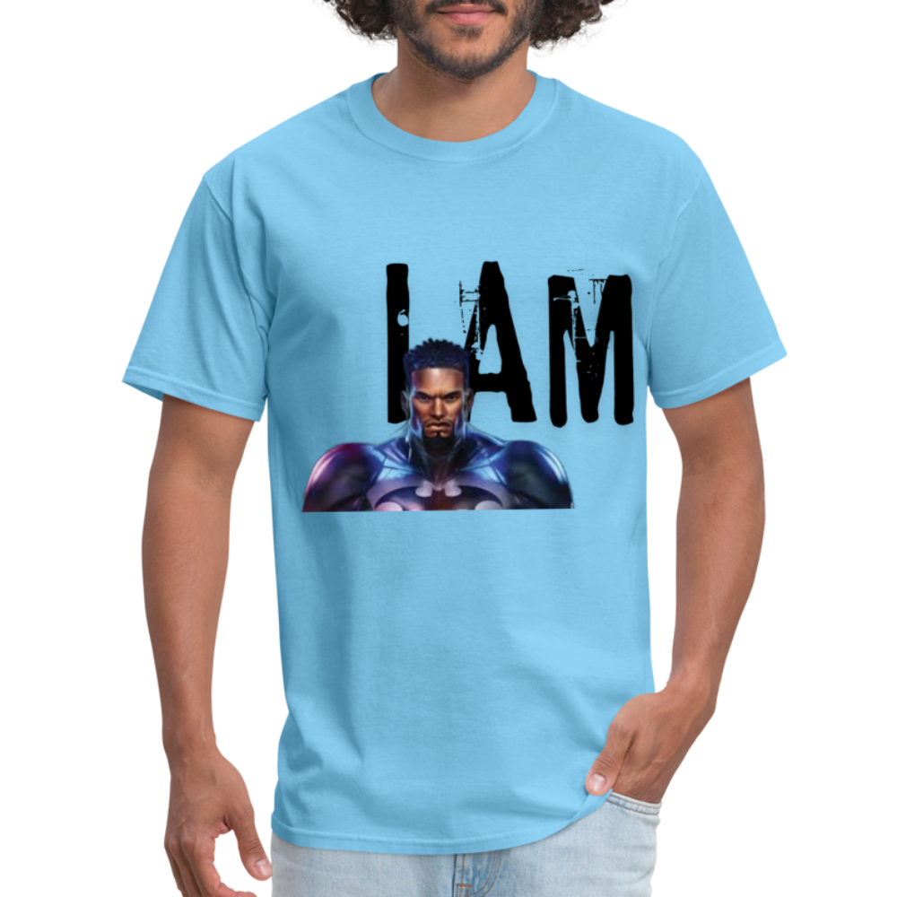 I Am T-Shirt - aquatic blue