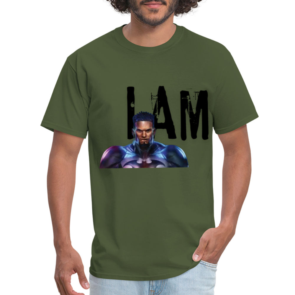I Am T-Shirt - military green