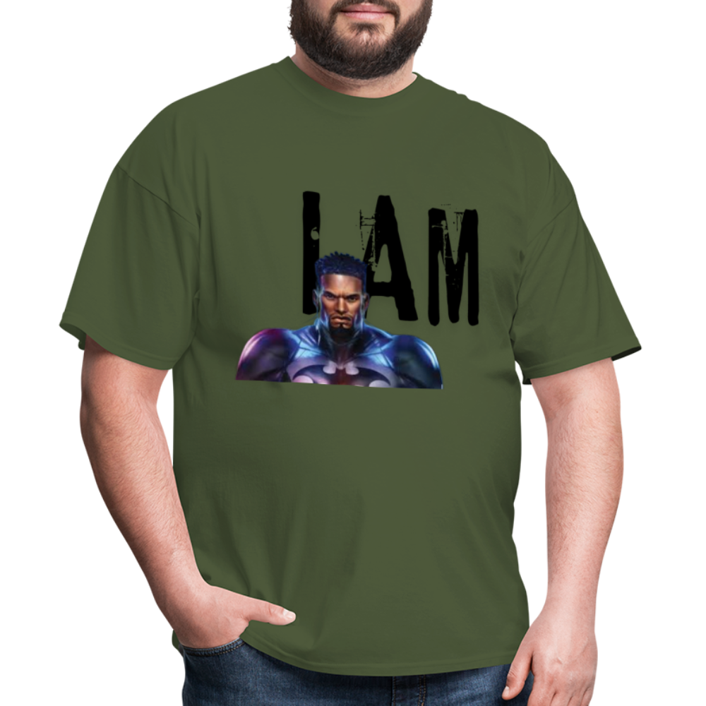 I Am T-Shirt - military green