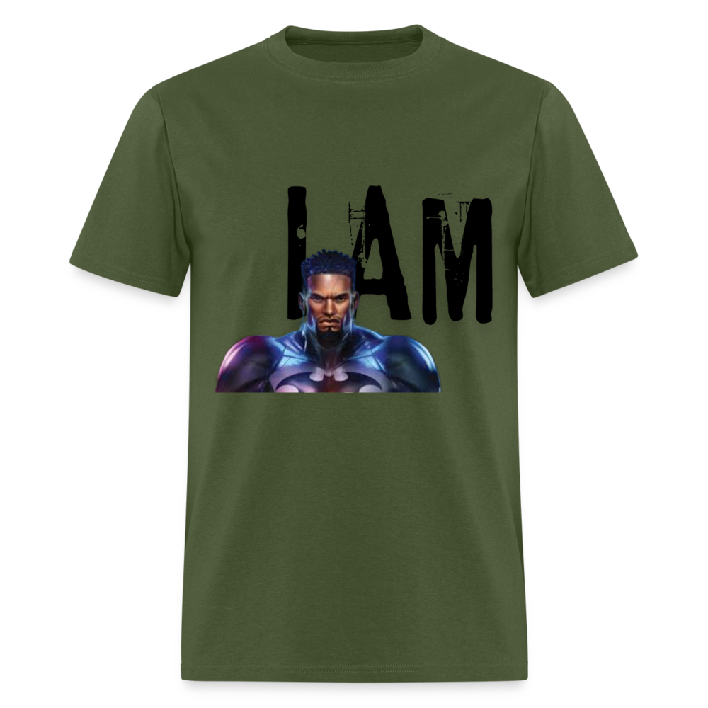 I Am T-Shirt - military green