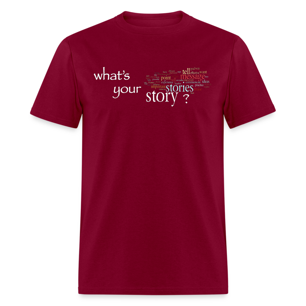Your Story T-Shirt - burgundy