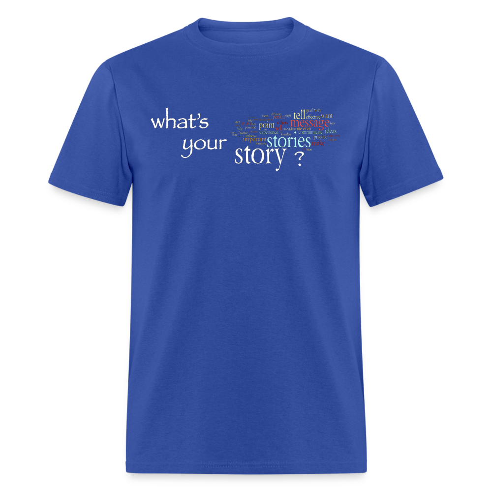 Your Story T-Shirt - royal blue