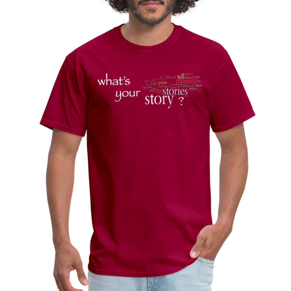 Your Story T-Shirt - dark red