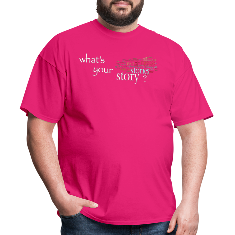 Your Story T-Shirt - fuchsia