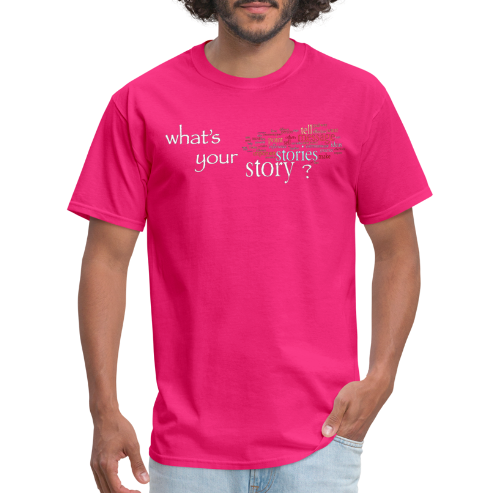Your Story T-Shirt - fuchsia