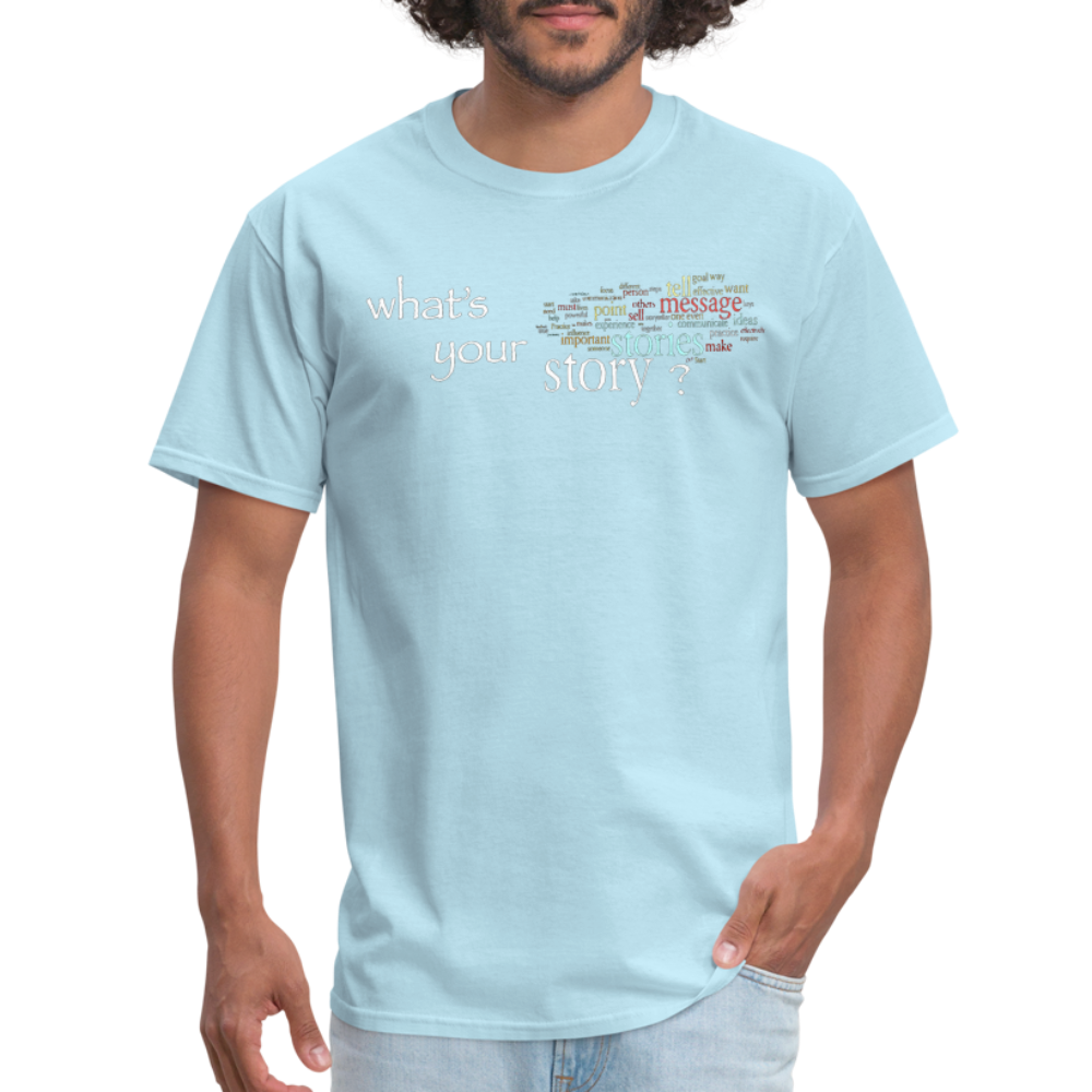 Your Story T-Shirt - powder blue