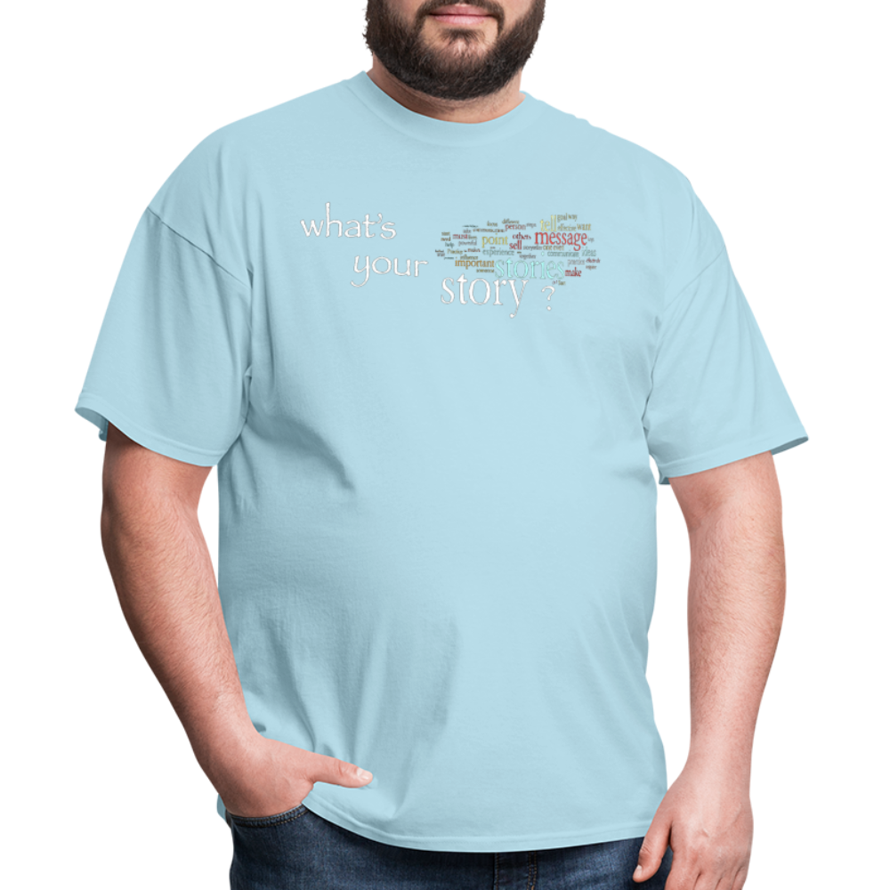 Your Story T-Shirt - powder blue