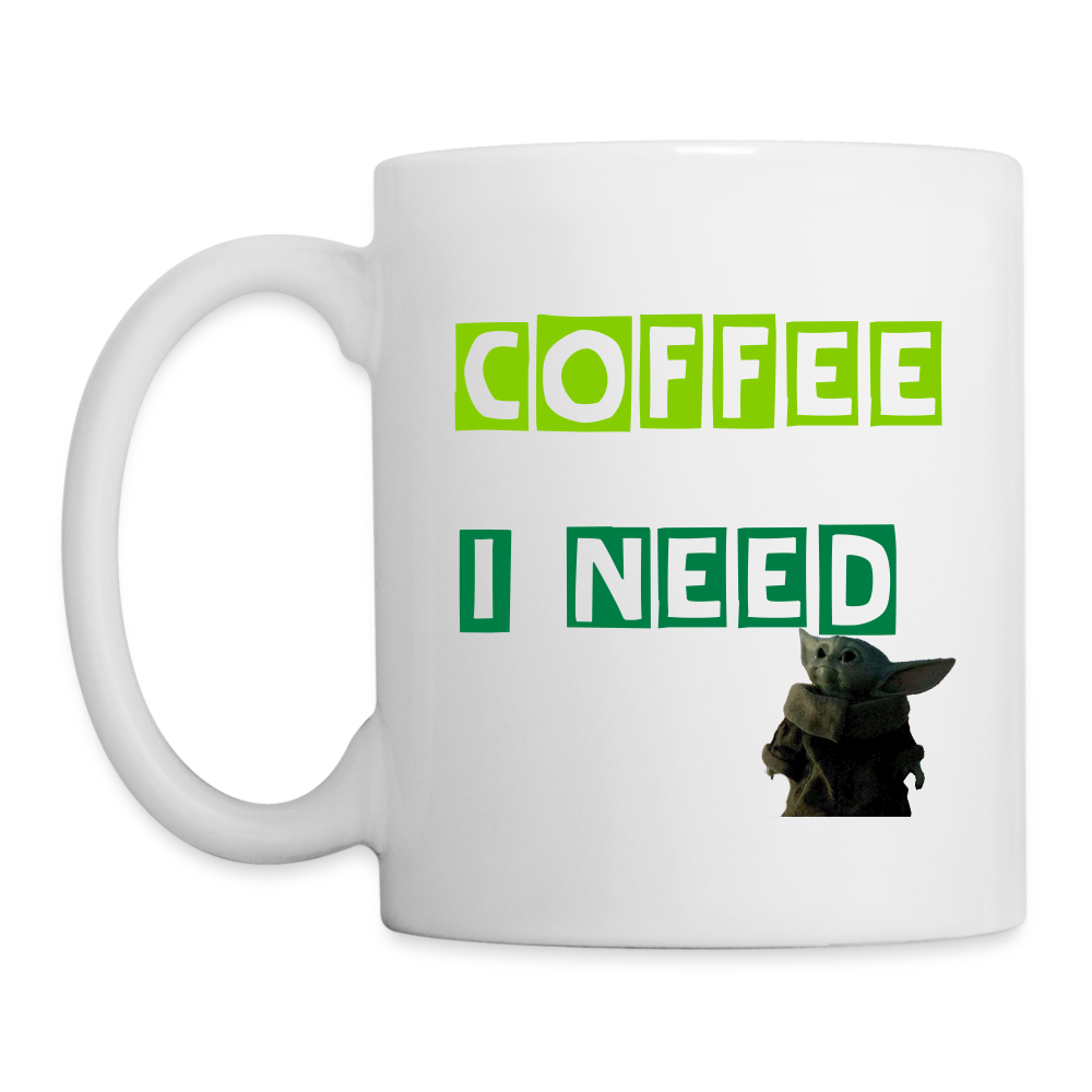 Baby Yoda Coffee/Tea Mug - white