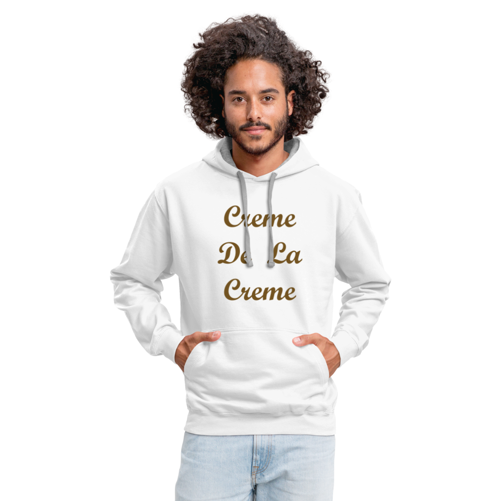 Creme Hoodie - white/gray