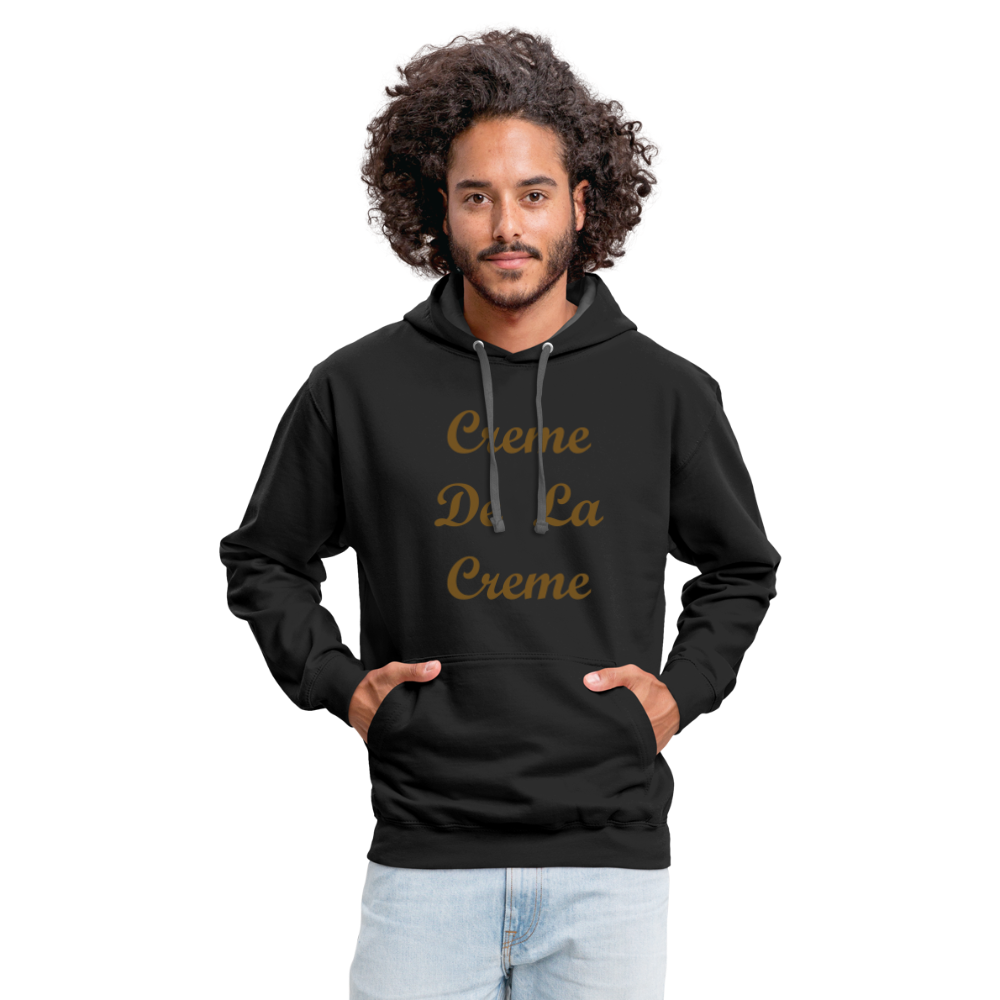 Creme Hoodie - black/asphalt