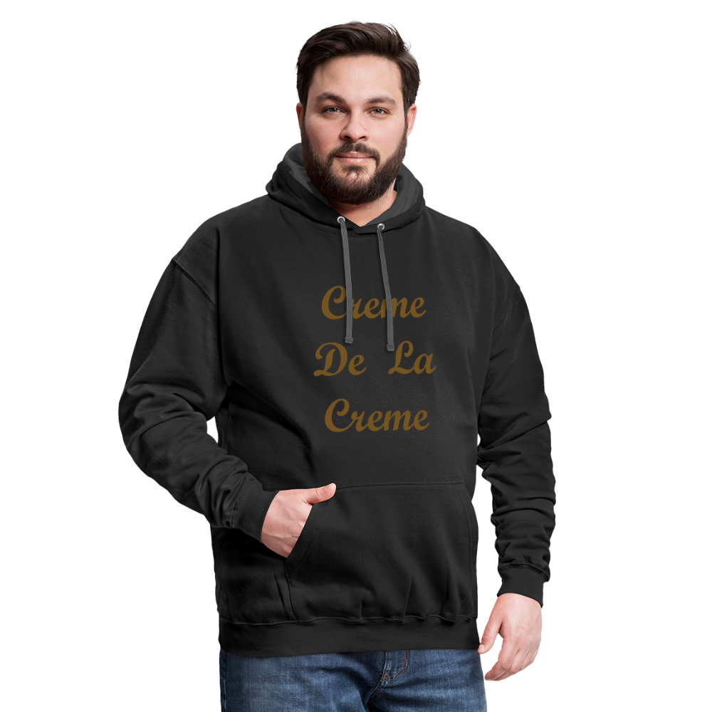 Creme Hoodie - black/asphalt