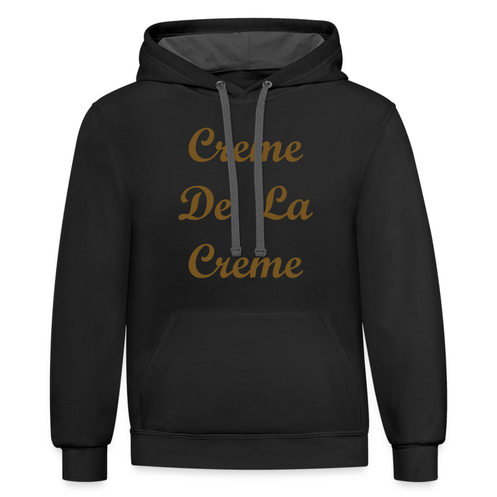 Creme Hoodie - black/asphalt