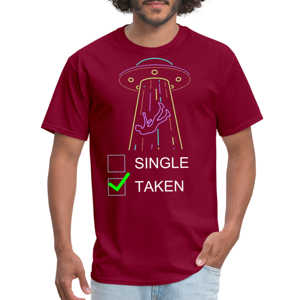 Abductee T-Shirt - burgundy