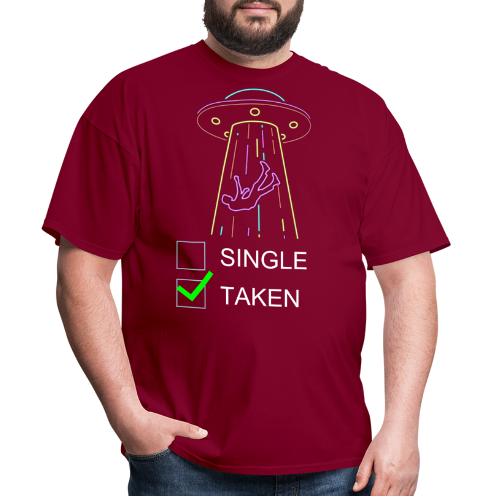 Abductee T-Shirt - burgundy