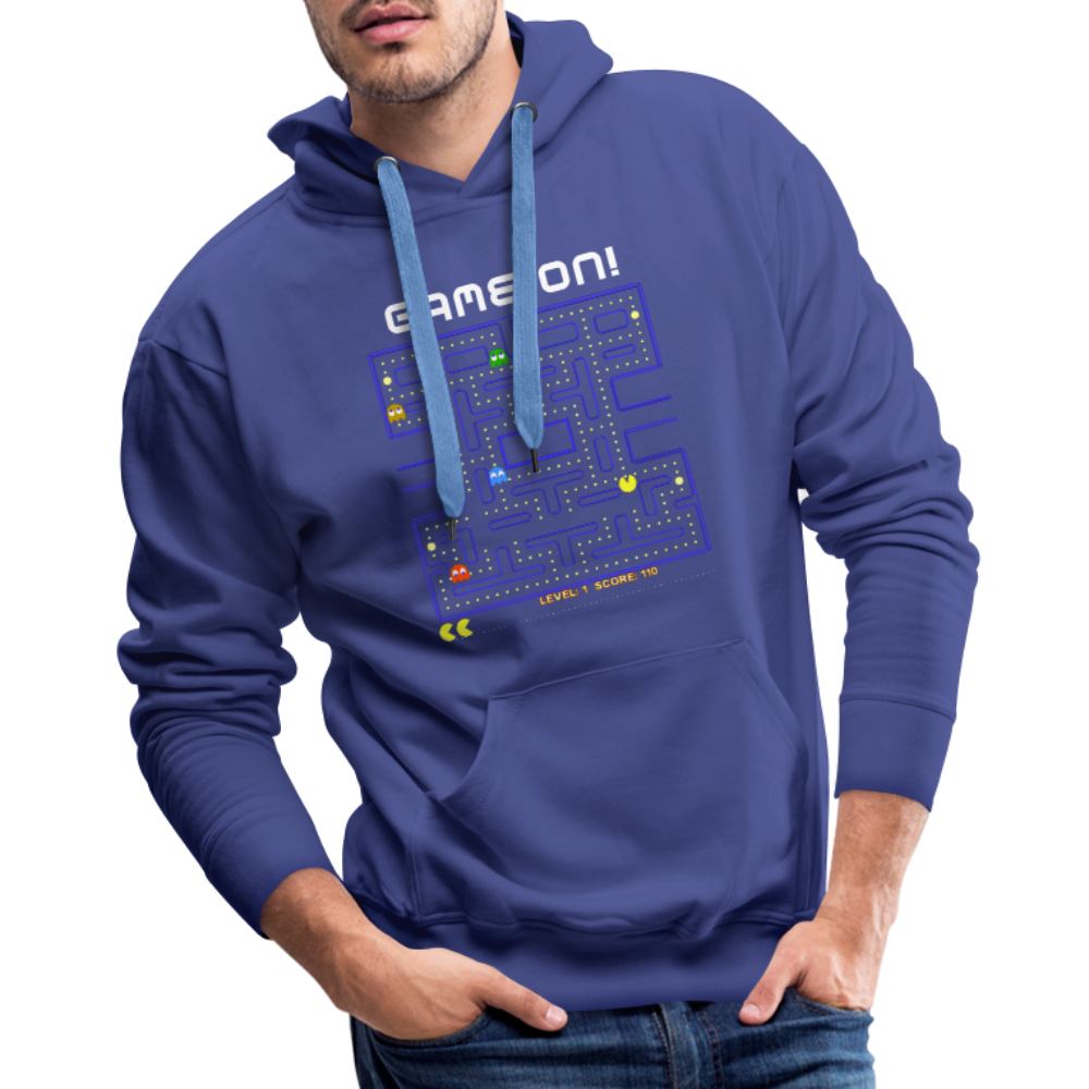 Pac Man Hoodie - royal blue