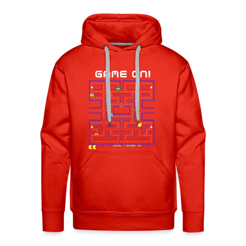Pac Man Hoodie - red