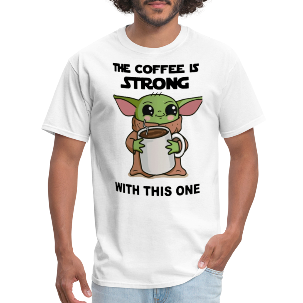 Yoda Coffee T-Shirt - white