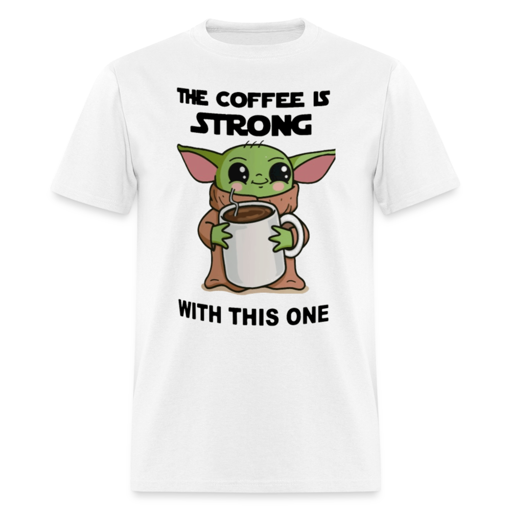 Yoda Coffee T-Shirt - white