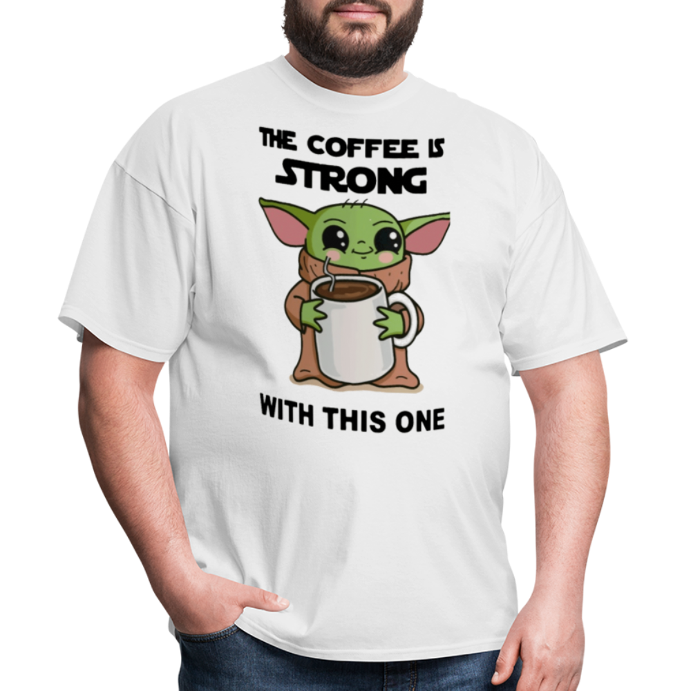 Yoda Coffee T-Shirt - white
