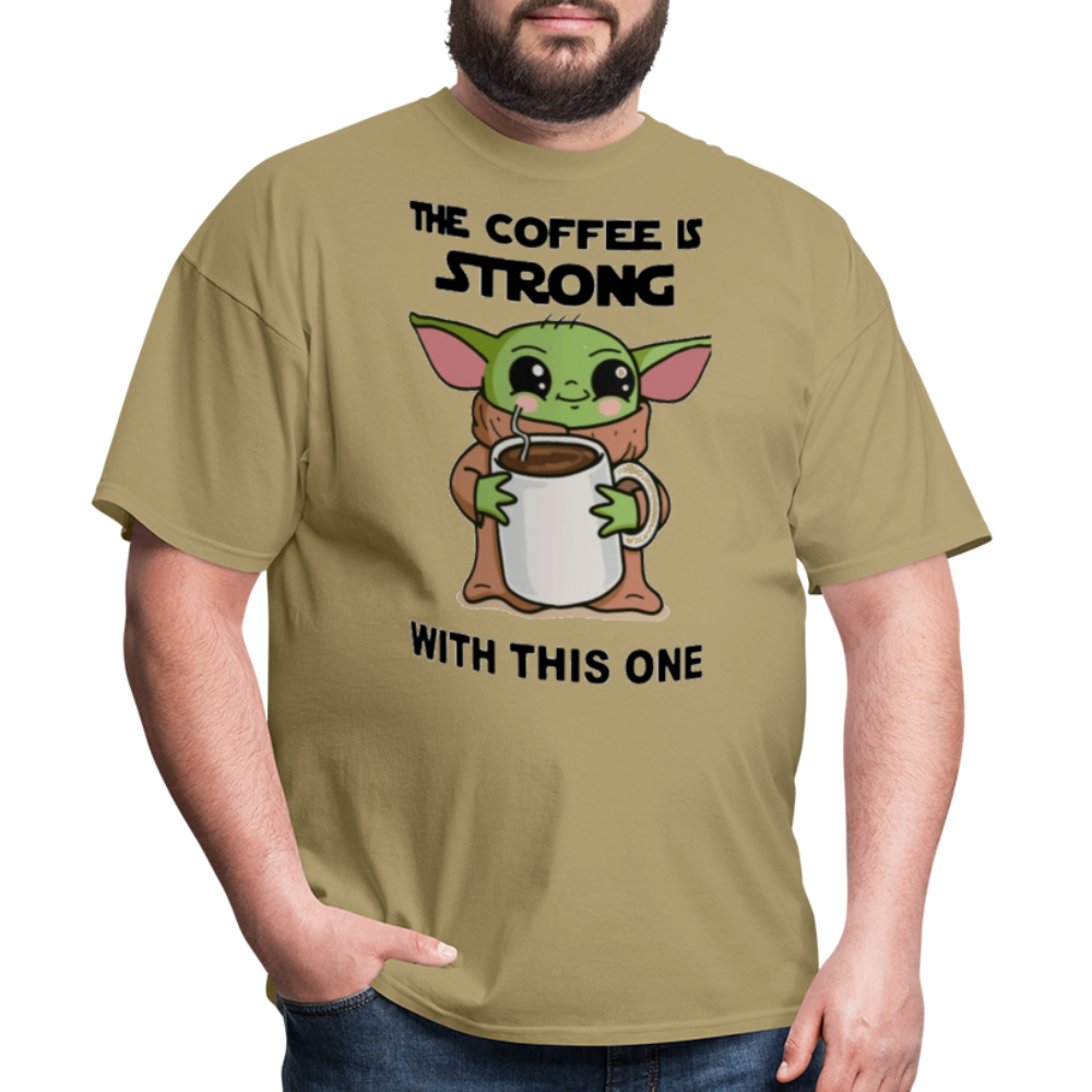 Yoda Coffee T-Shirt - khaki