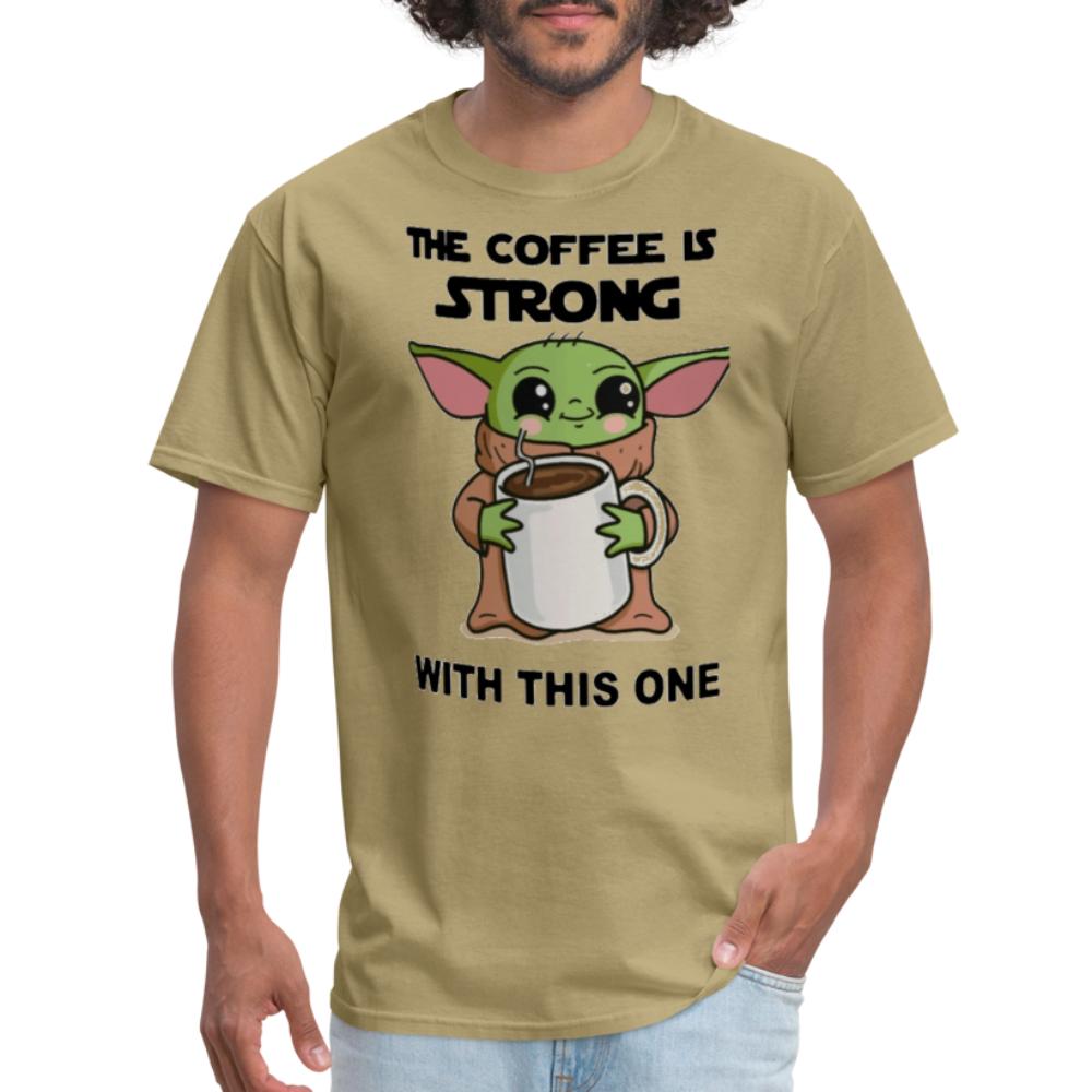Yoda Coffee T-Shirt - khaki