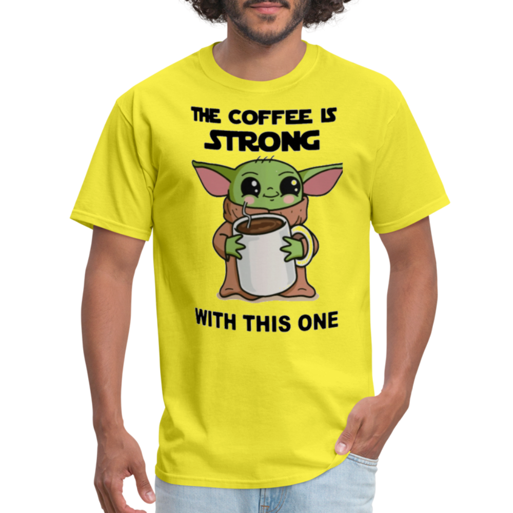 Yoda Coffee T-Shirt - yellow