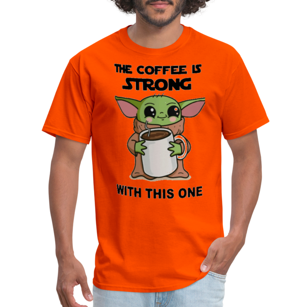 Yoda Coffee T-Shirt - orange