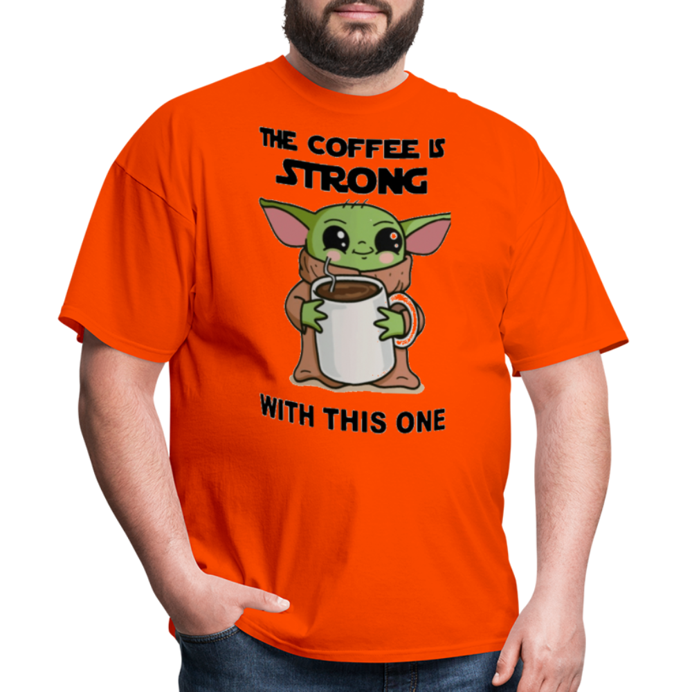 Yoda Coffee T-Shirt - orange