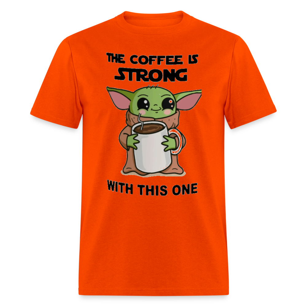 Yoda Coffee T-Shirt - orange