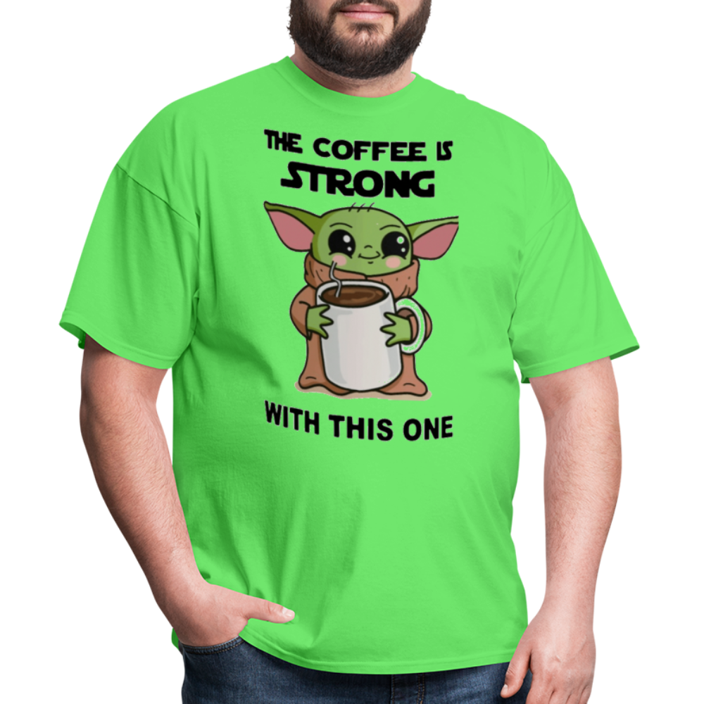 Yoda Coffee T-Shirt - kiwi