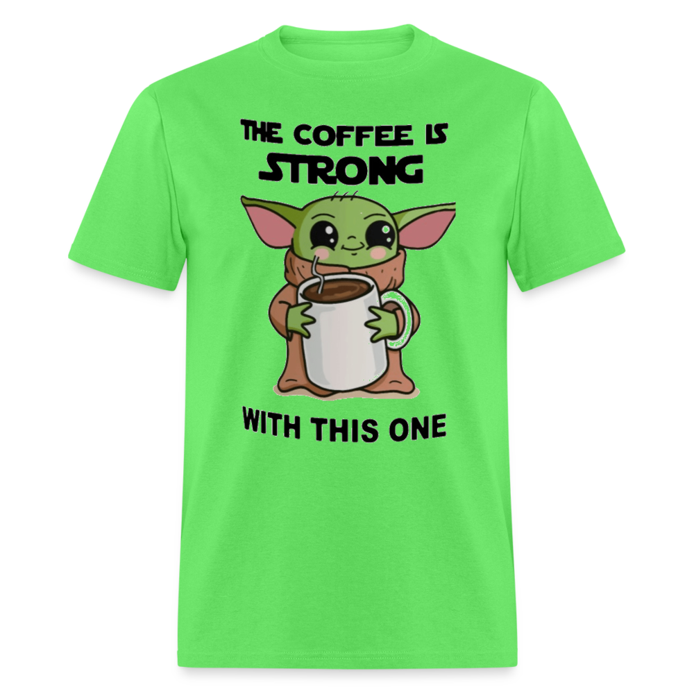 Yoda Coffee T-Shirt - kiwi