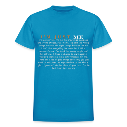 Me Adult T-Shirt - turquoise
