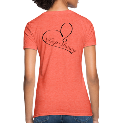 Let Them T-Shirt - heather coral