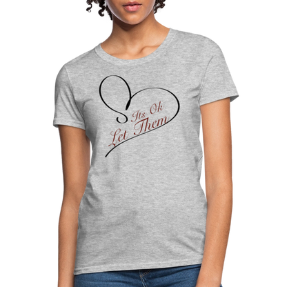Let Them T-Shirt - heather gray